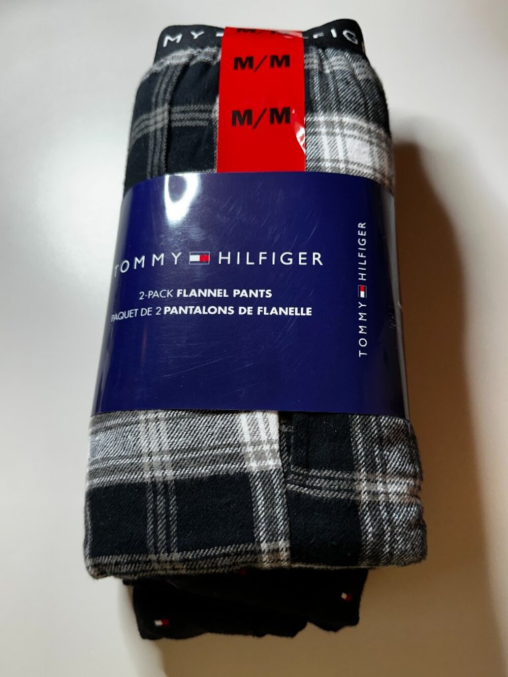 Men's Flannel Tommy Hilfiger 2 pk Loungers Size M NWT